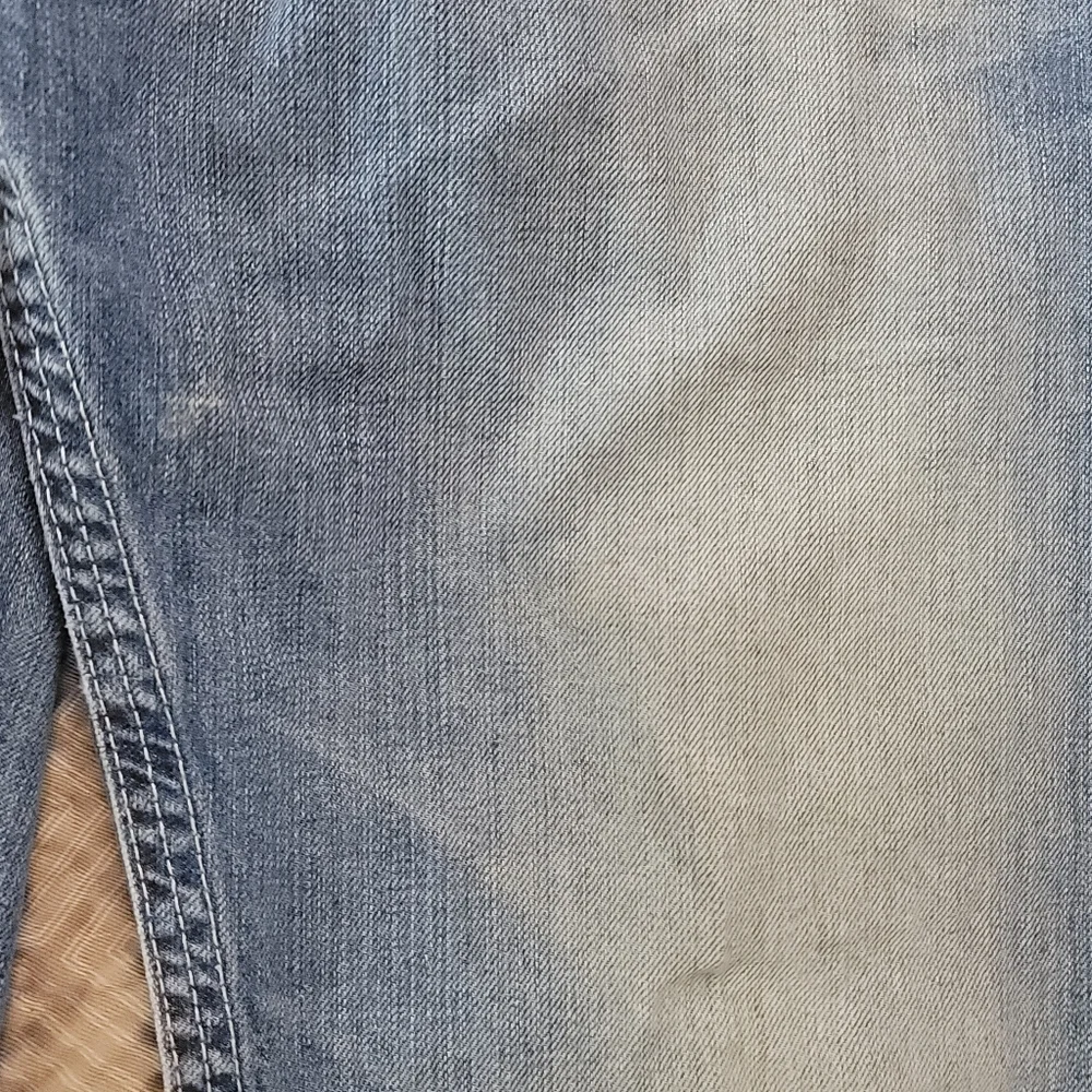 True Religion Mens Billy Light Blue Bootcut Jeans Size 36